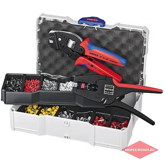 Набор кабельных наконечников для опрессовки Knipex KN-979024