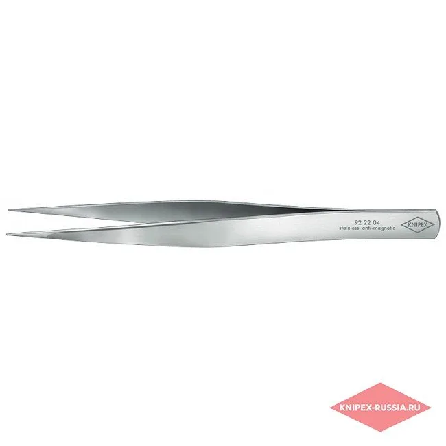 Пинцет захватный прецизионный тонкие губки Knipex KN-922204 — фото производителя