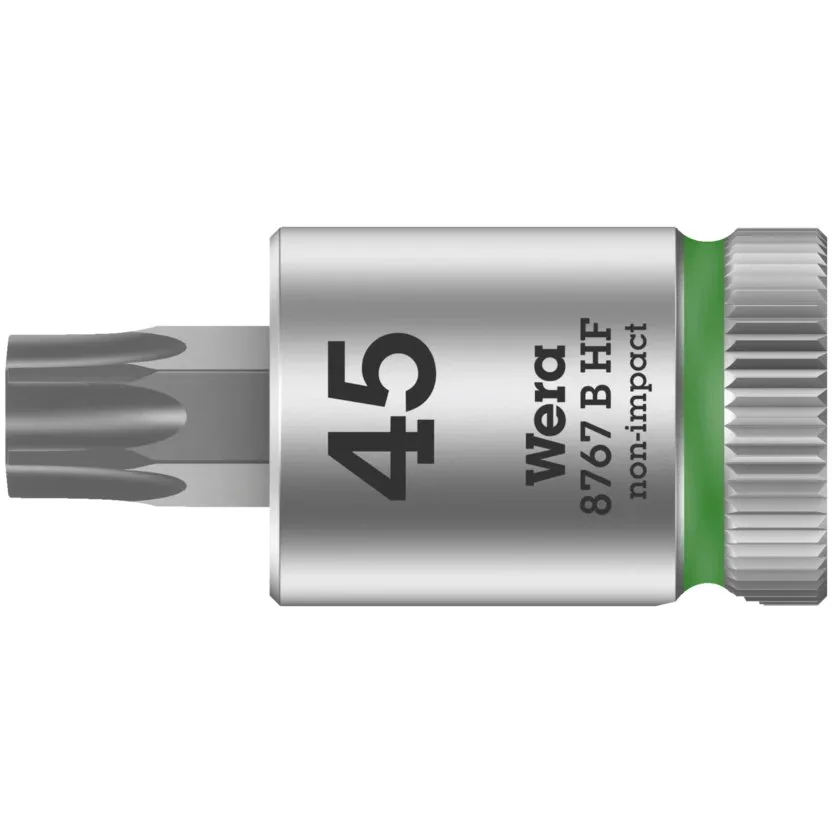 Отверточная головка Zyklop с приводом 3/8", с фиксирующей функцией Wera 8767 B HF TORX® — фото производителя