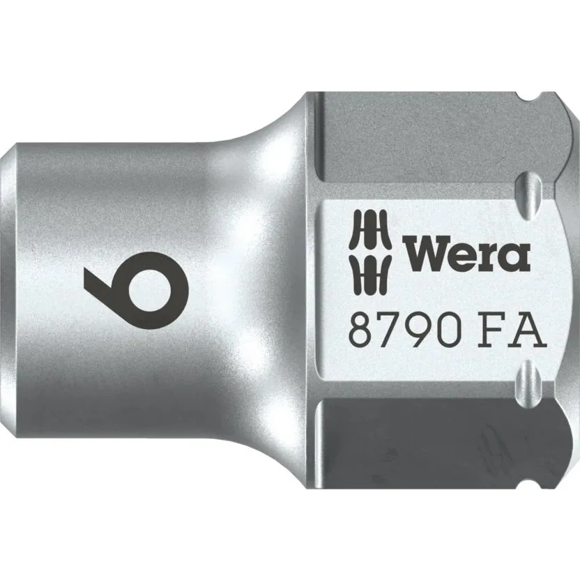 Трещотка Wera Tорцевые головоки 8790 FA Zyklop с приводом 1/4"