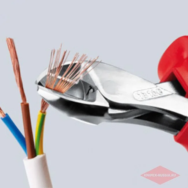 Компактные кусачки боковые X-Cut® Knipex KN-7302160SB — фото производителя
