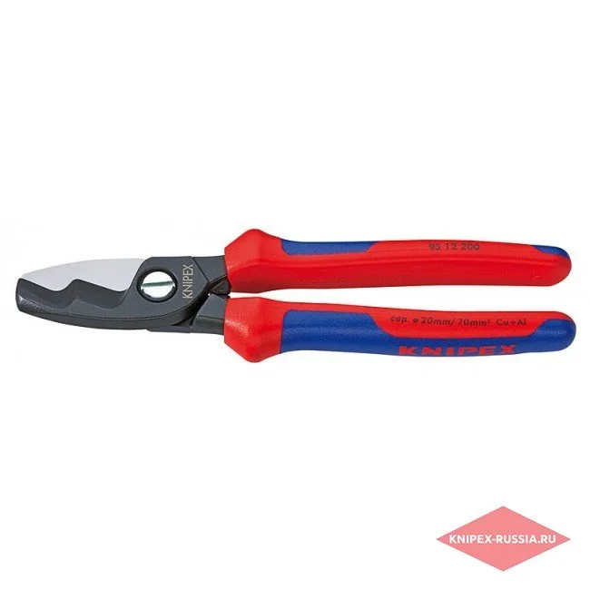 Ножницы для резки кабелей с двойными режущими кромками Knipex KN-9512200
