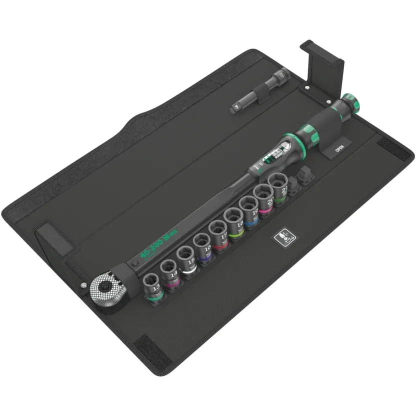 Набор инструментов для крепежа по бетону, 40-200 Нм Wera Click-Torque C 3 Set 2 — фото производителя