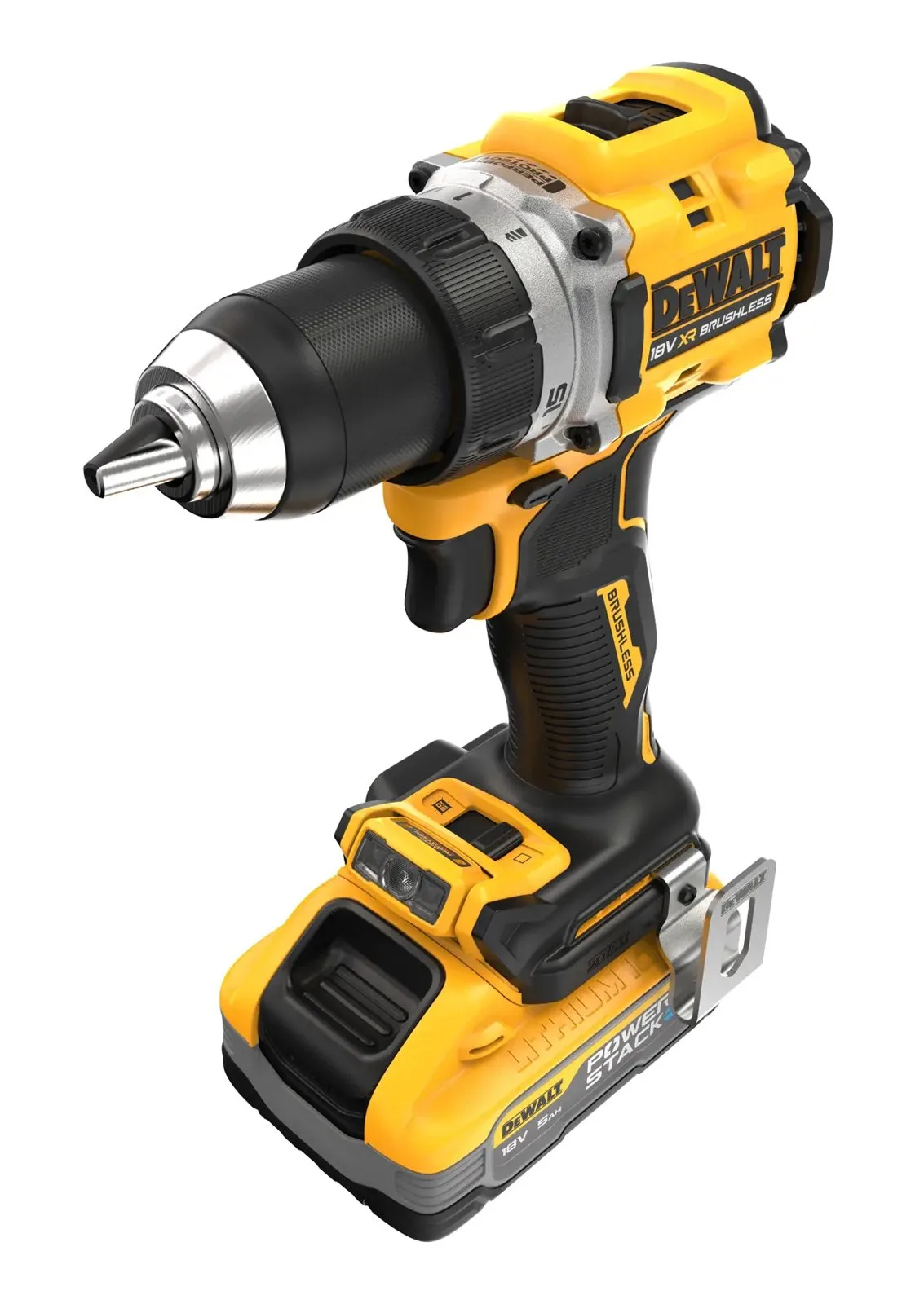 Аккумуляторная дрель-шуруповерт DeWalt DCD800H2T-GB — фото производителя