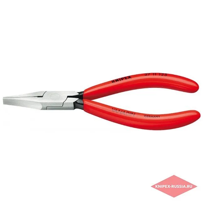 Клещи захватные с пластмассовыми ручками для точной механики Knipex KN-3711125 — фото производителя