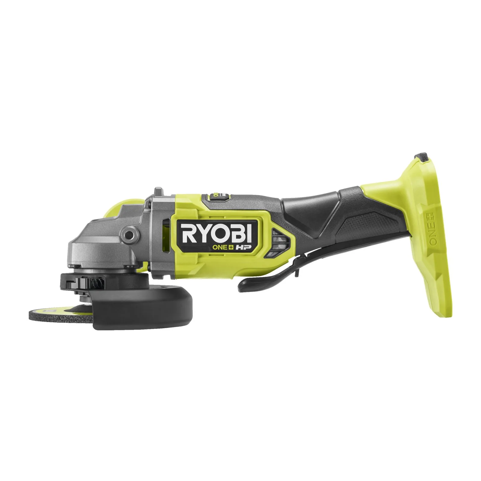 Аккумуляторная углошлифовальная машина Ryobi RAG18X125-0 — фото производителя
