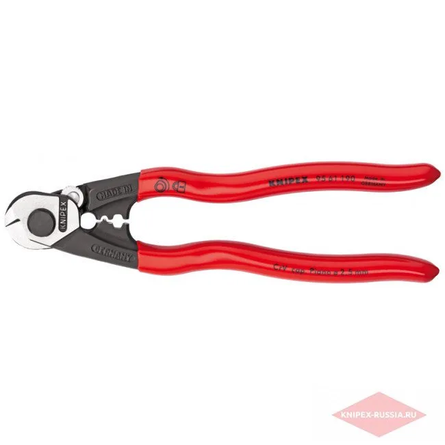 Ножницы для резки проволочных тросов кованые Knipex KN-9561190SB