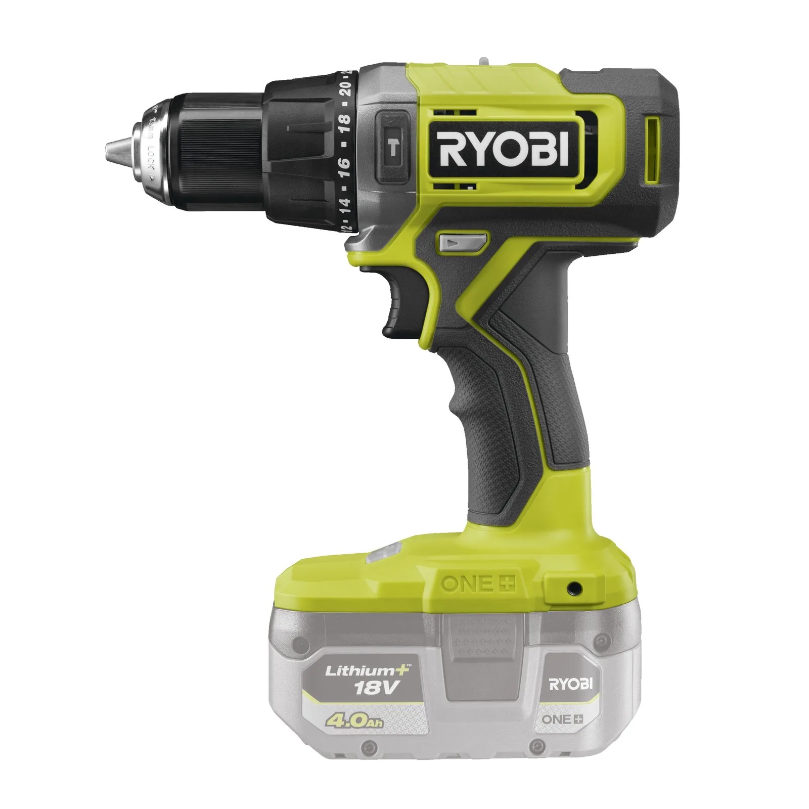 Аккумуляторная ударная дрель Ryobi RPD18-0 — фото производителя