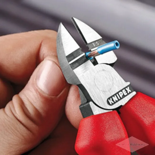 Кусачки боковые для удаления изоляции Knipex KN-1422160SB — фото производителя