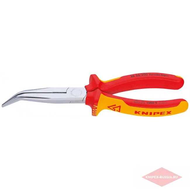 Длинногубцы с режущими кромками VDE Knipex KN-2626200SB