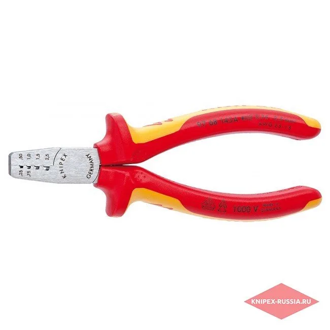 Инструмент для обжима контактных гильз Knipex KN-9768145A