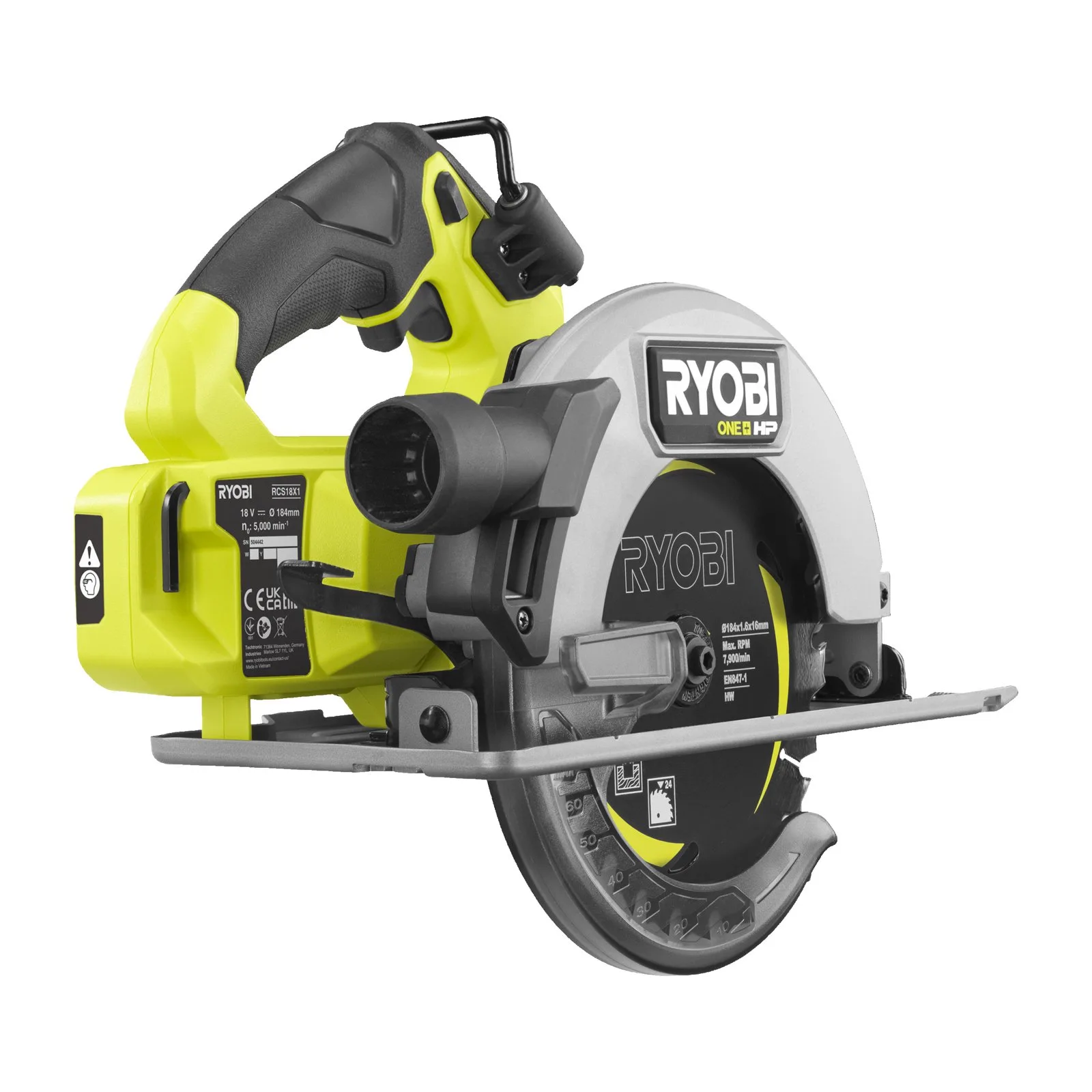 Аккумуляторная дисковая пила Ryobi RCS18X1-0 — фото производителя
