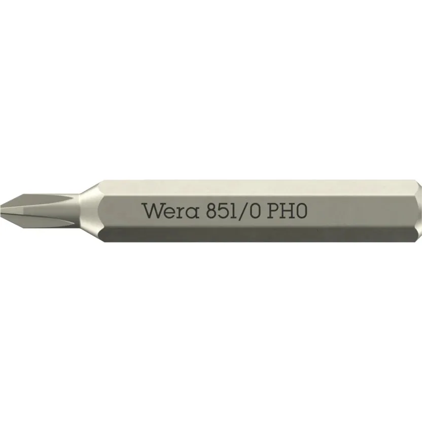 Насадки для винтов Phillips-Recess Wera 851/0 Micro