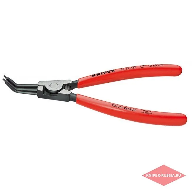 Щипцы для внешних стопорных колец на валах Knipex KN-4631A02