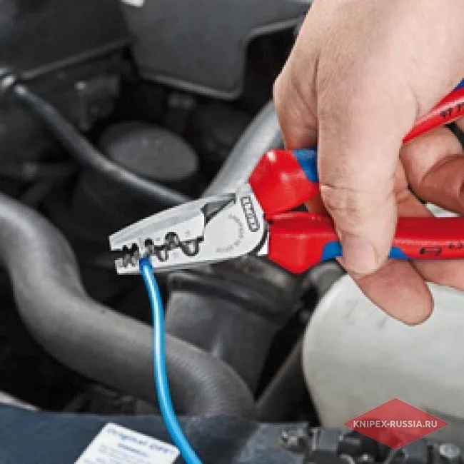 Инструмент для обжима контактных гильз Knipex KN-9772180 — фото производителя