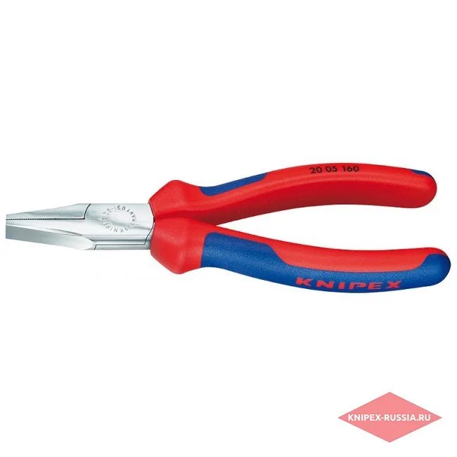 Плоскогубцы с гладкими губками Knipex KN-2005140 — фото производителя