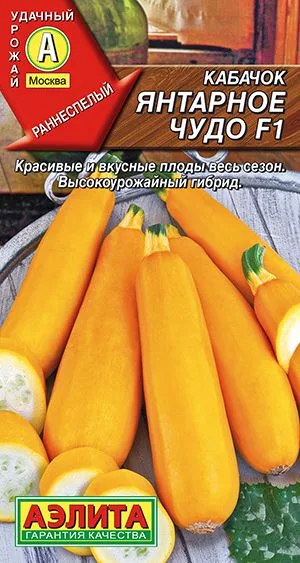 Кабачок цуккини Янтарное чудо F1