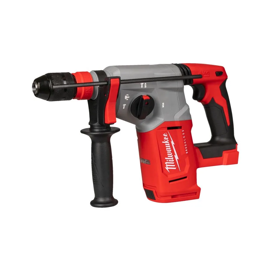 Бесщёточный 4-режимный 26 мм SDS-Plus перфоратор с патроном FIXTEC Milwaukee M18 BLHX-0X — фото производителя