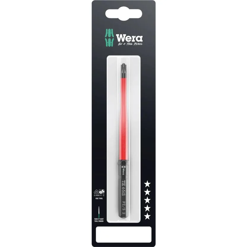 Отвёртка Wera Kraftform Kompakt VDE 65 iS PZ/S Take it easy SB — фото производителя