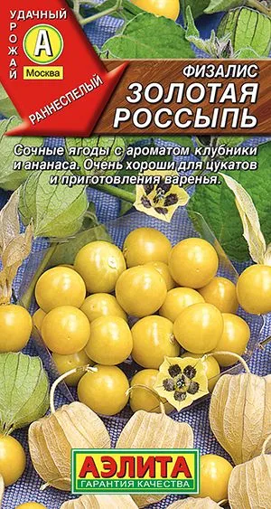 Земляника Физалис Золотая россыпь
