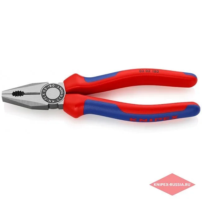 Плоскогубцы комбинированные Knipex KN-0302180 — фото производителя