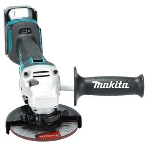 Аккумуляторная углошлифовальная машина Makita DGA513Z — фото производителя