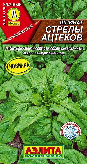 Салат Шпинат Стрелы ацтеков