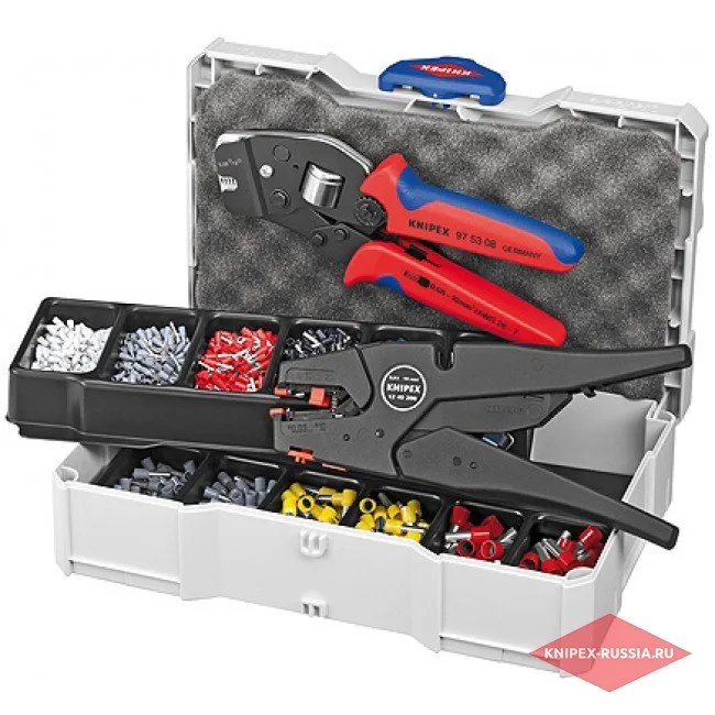 Набор кабельных наконечников для опрессовки Knipex KN-979012
