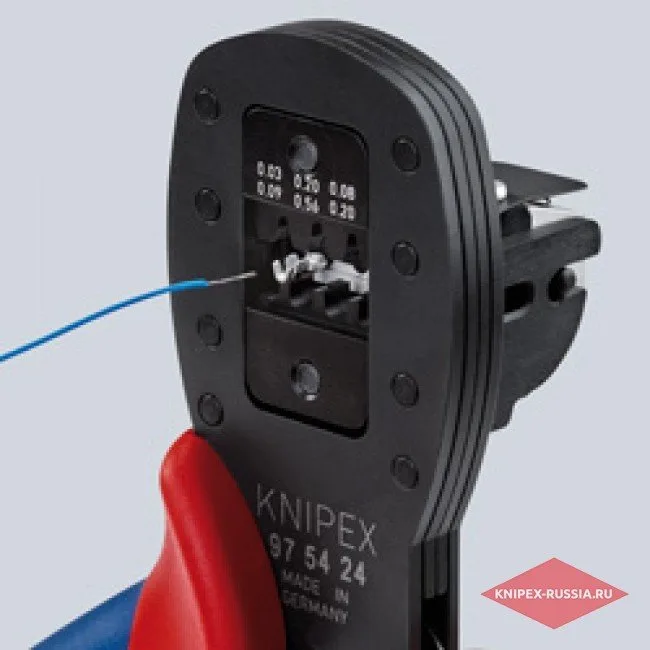 Обжимные клещи Knipex KN-975425 — фото производителя