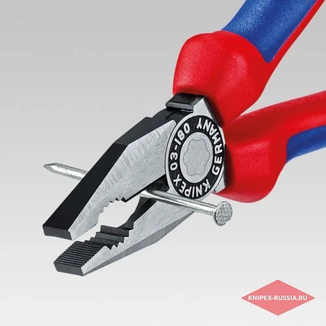 Плоскогубцы комбинированные Knipex KN-0301180 — фото производителя