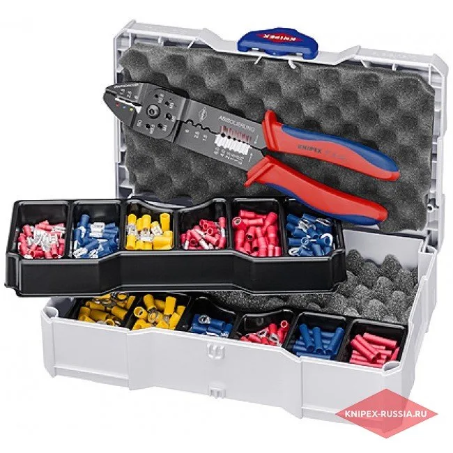 Набор кабельных наконечников для опрессовки Knipex KN-979026