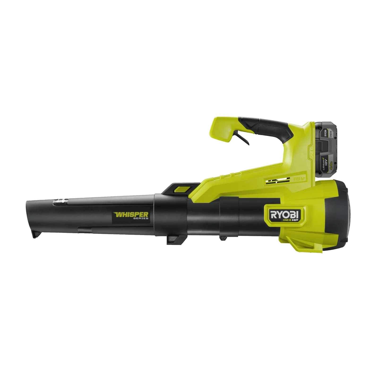 Аккумуляторная воздуходувка Ryobi RY18BLXC-140 — фото производителя