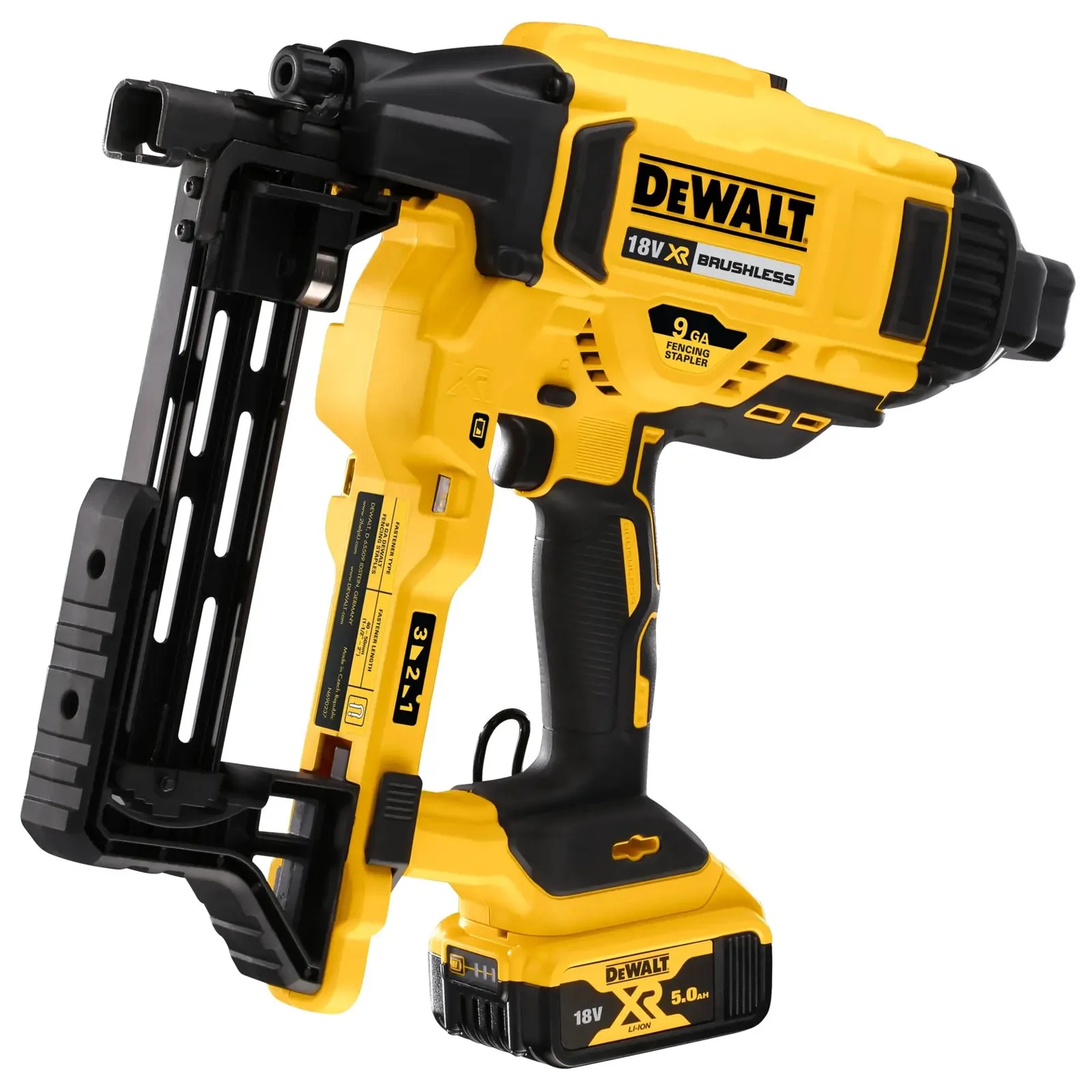 Аккумуляторный степлер DeWalt DCFS950P2-GB — фото производителя