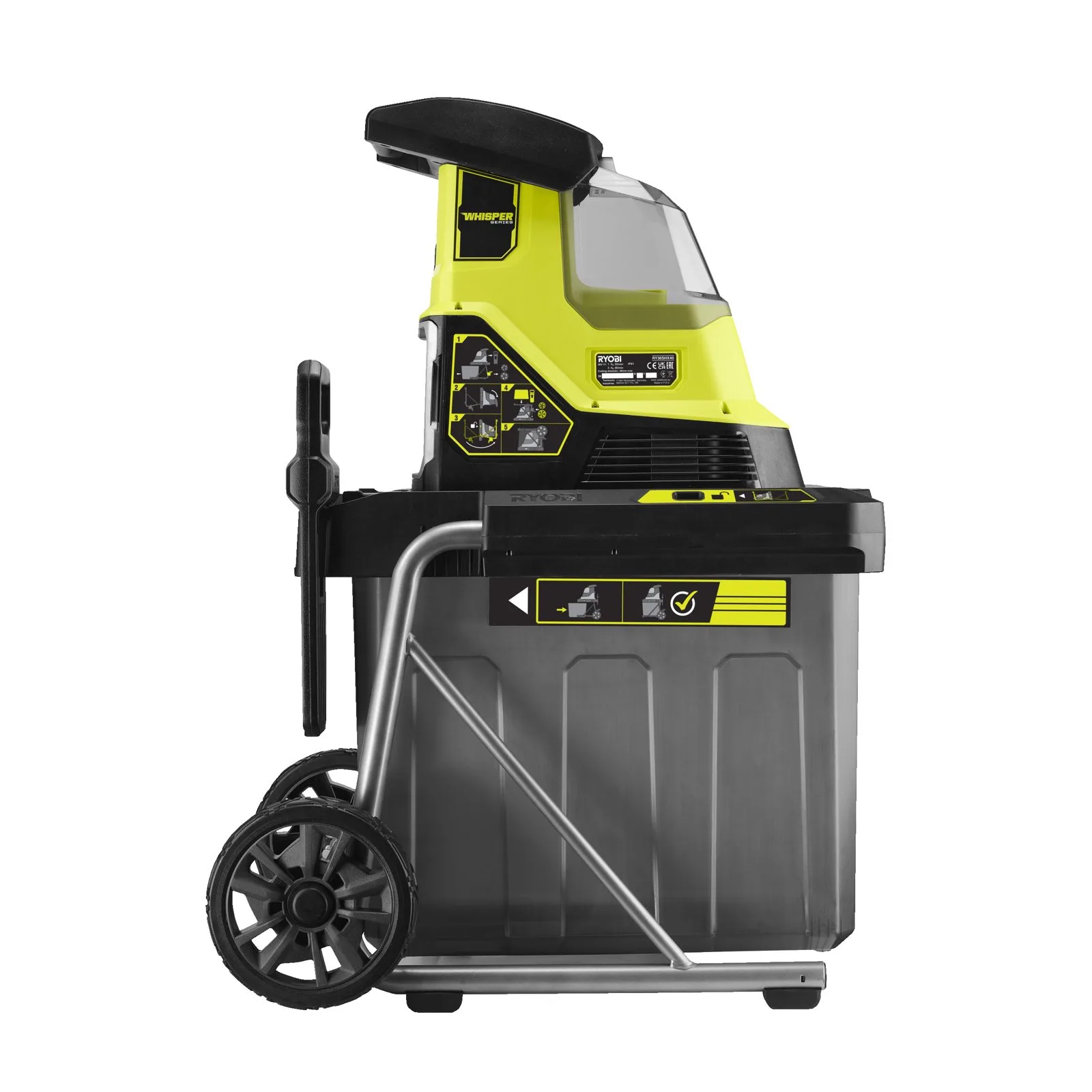 Аккумуляторный измельчитель Ryobi RY36SHX40-0 — фото производителя