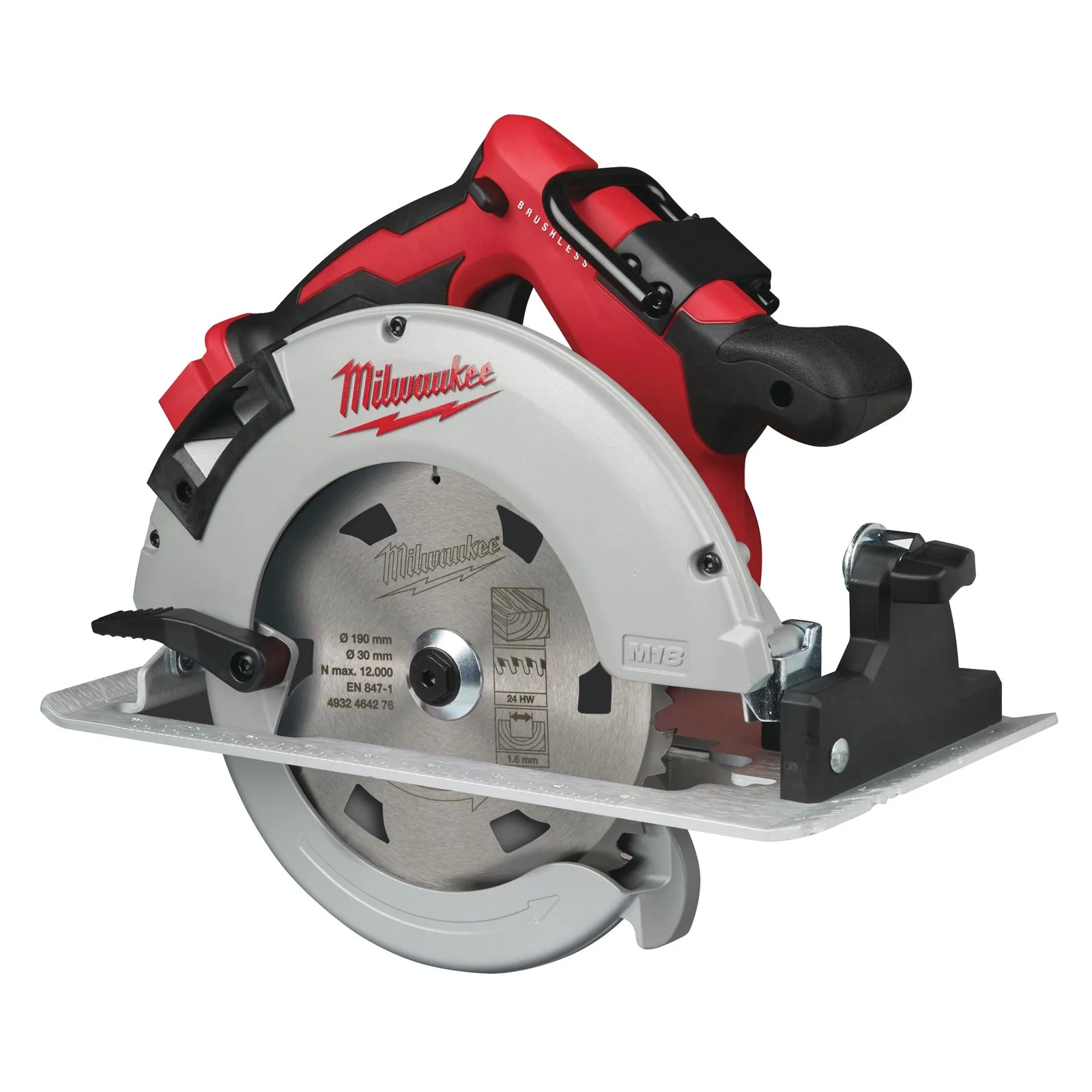 Бесщеточная 66 мм дисковая пила по дереву и пластику Milwaukee M18 BLCS66-0X — фото производителя