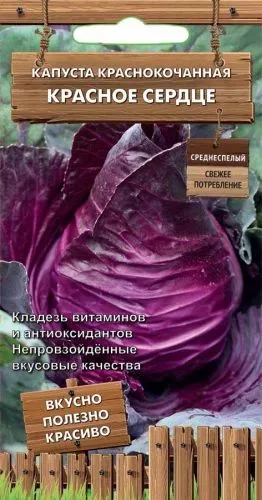 Капуста краснокочанная Красное сердце