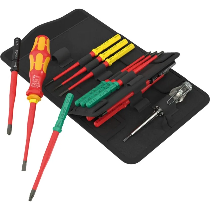Набор инструментов Wera Kraftform Kompakt VDE 16 extra slim 1 Tool Finder — фото производителя