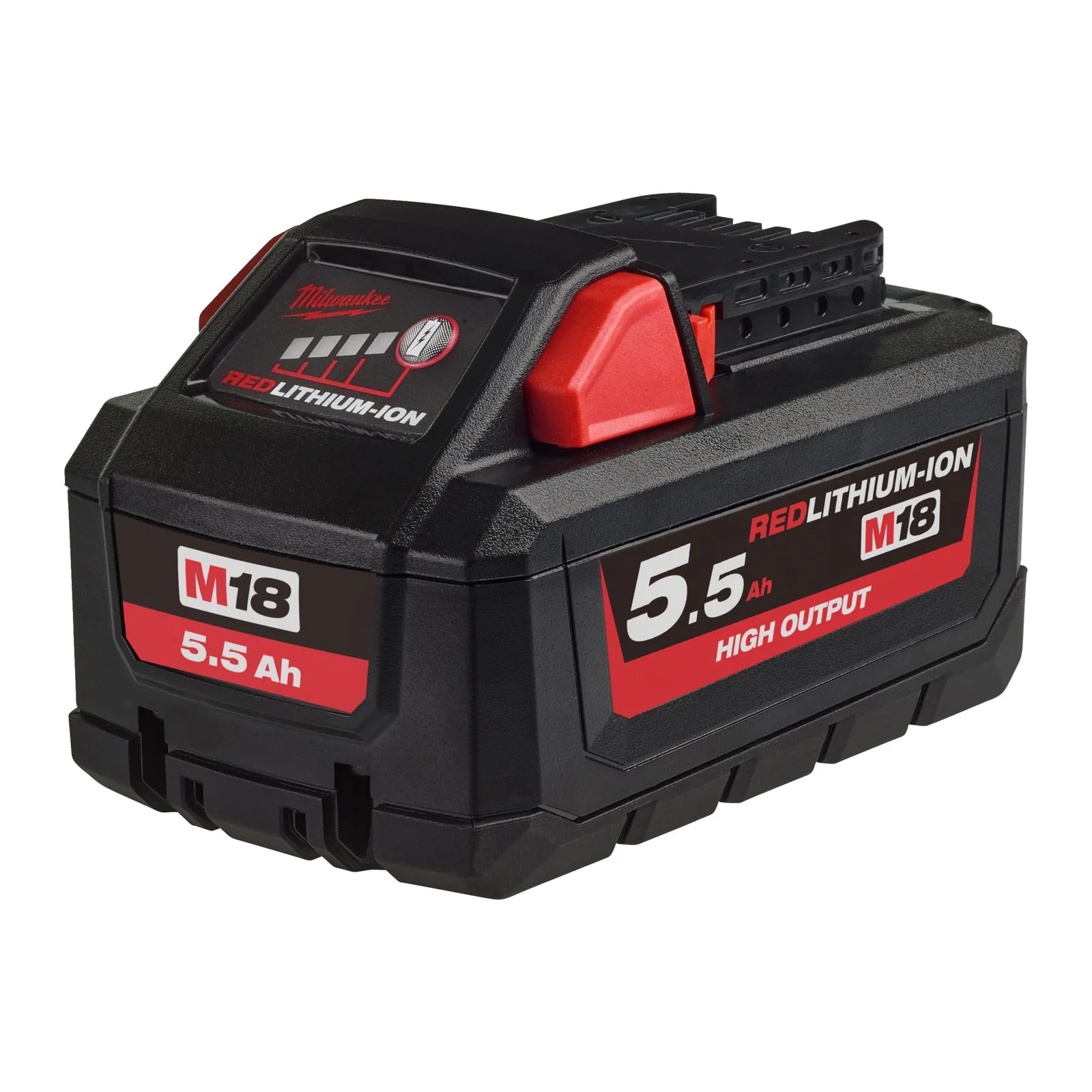 HIGH OUTPUT 5.5 Aч аккумулятор Milwaukee M18 HB5.5 — фото производителя