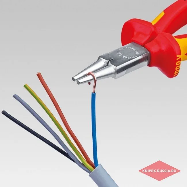Круглогубцы Knipex KN-2202160 — фото производителя