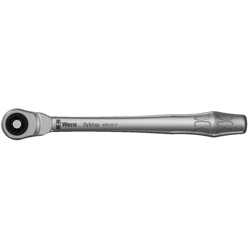 Трещотка Wera 8003 B Zyklop Metal - трещотка, сдвижной квадрат, привод 3/8"