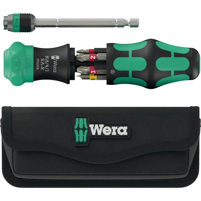 Набор инструментов Wera Kraftform Kompakt 25 RA-R с чехлом — фото производителя