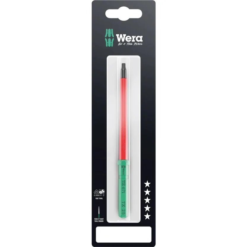 Отвёртка Wera Kraftform Kompakt VDE 67 i TORX® Take it easy SB — фото производителя