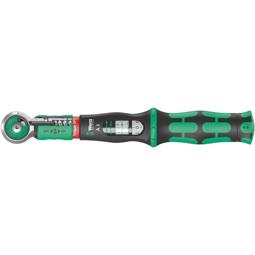 Динамометрический ключ Safe-Torque A 1, присоединительный квадрат 1/4", 2-12 Нм Wera