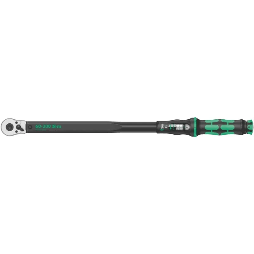 Динамометрический ключ с трещоткой с реверсом, 60-300 Нм Wera Click-Torque C 4