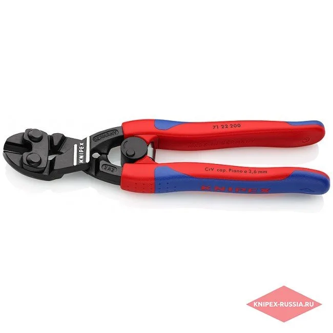 Компактный болторез изогнутый под углом CoBolt® Knipex KN-7122200 — фото производителя
