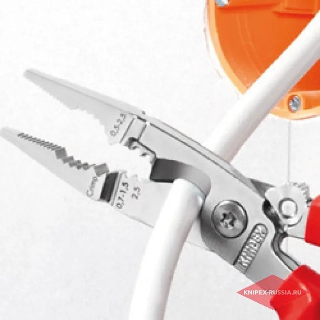 Электромонтажные клещи Knipex KN-1386200SB — фото производителя