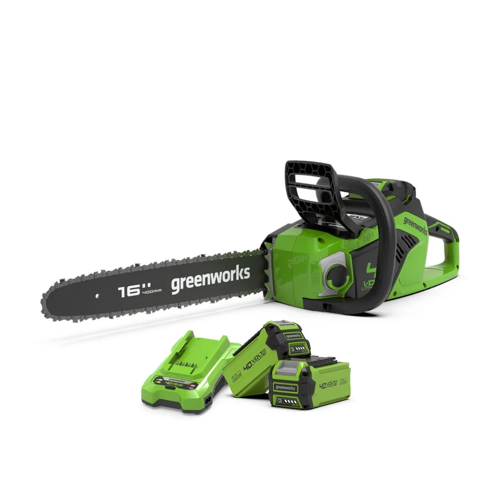 Аккумуляторная цепная пила Greenworks GD40CS18K2X