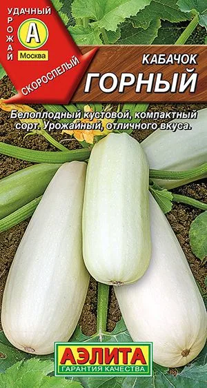 Кабачок белоплодный Горный