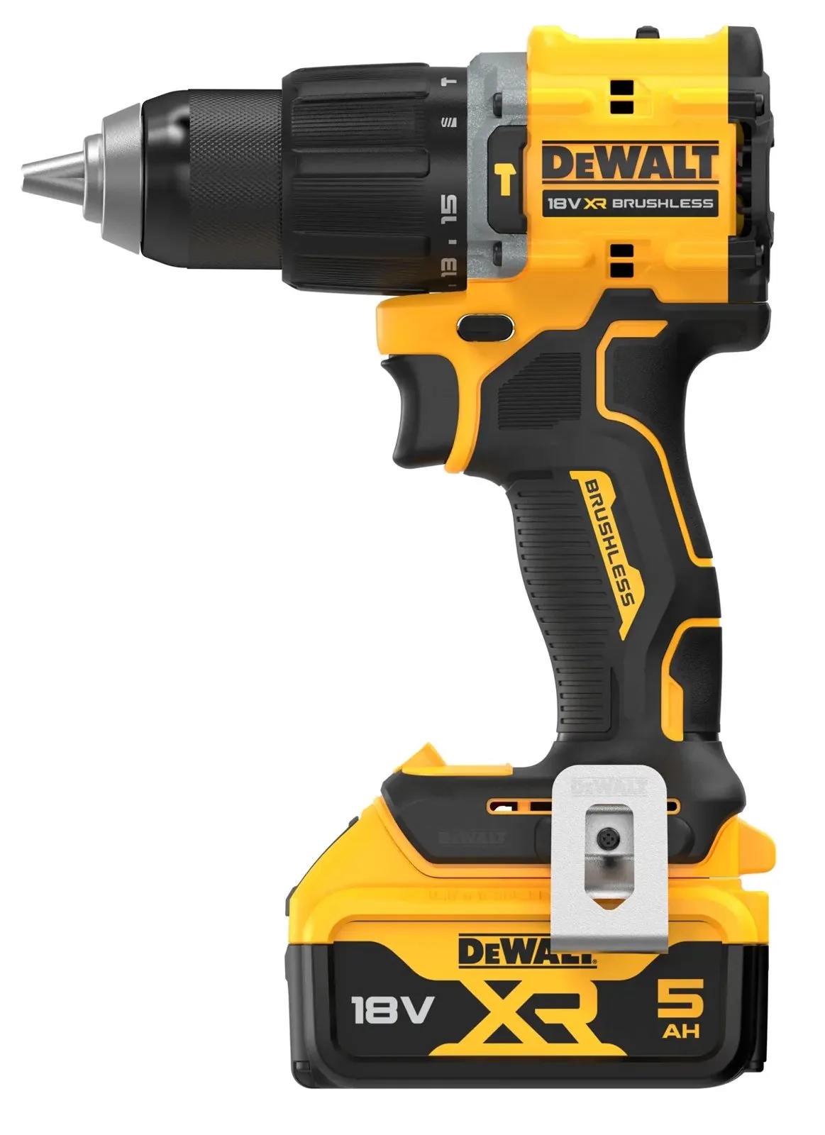 Аккумуляторная дрель-шуруповерт DeWalt DCD799P2T-GB — фото производителя