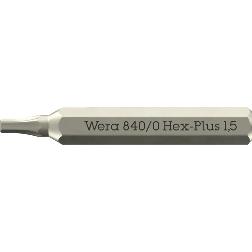 Насадки для внутренний шестигранник Wera 840/0 Hex-Plus Micro